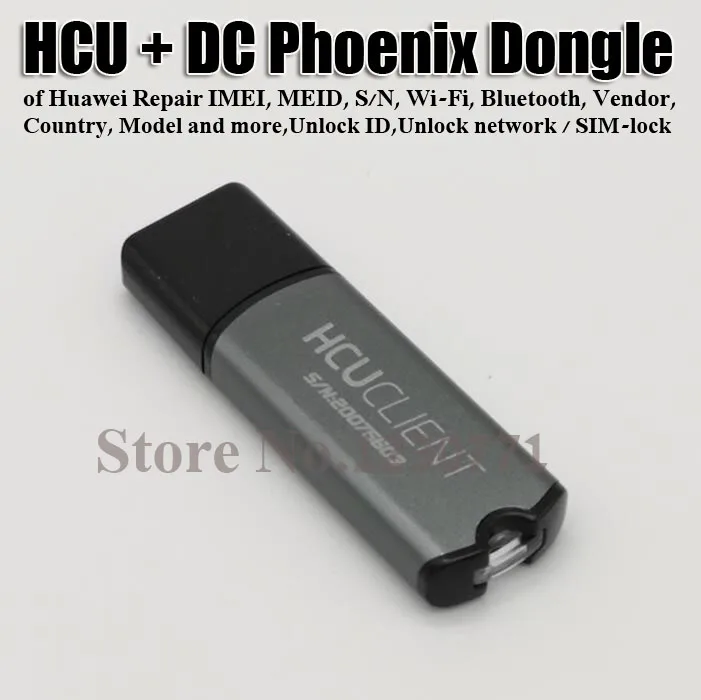 2021 HCU Dongle + DC Phoenix Universal для ремонта инструментов Huawei IMEI MEID S/N Wi Fi Bluetooth