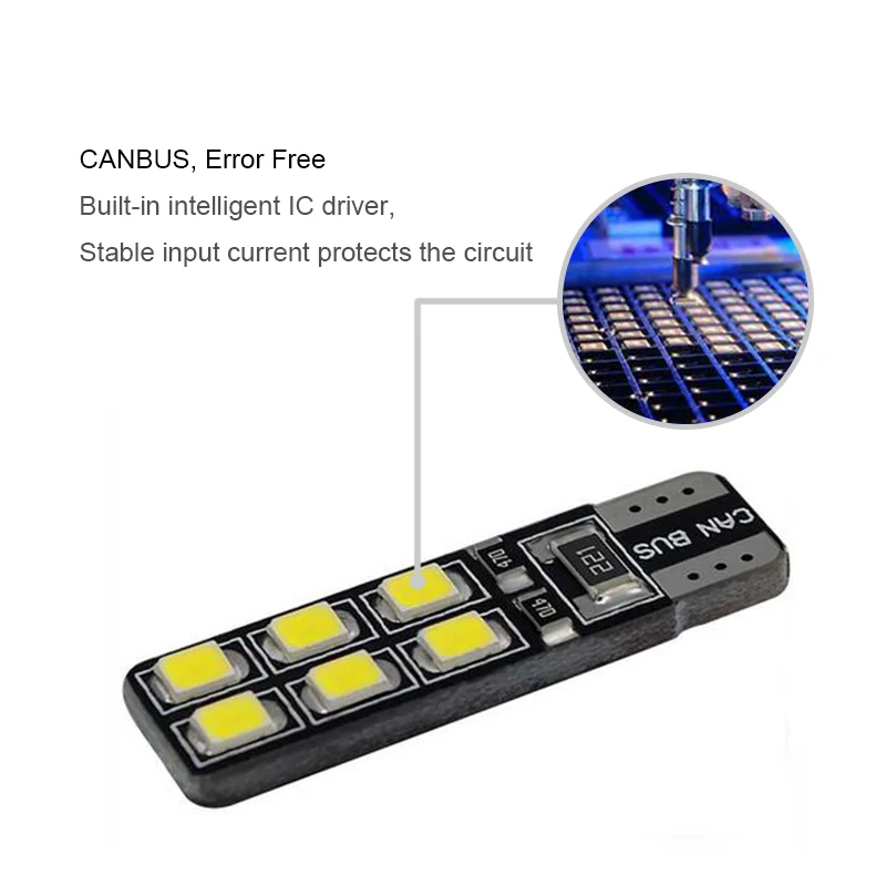 BOAOSI 2x Canbus Led T10 2835SMD 12LED номерной знак светильник лампа для Mitsubishi asx Lancer Outlander Galant Pajero