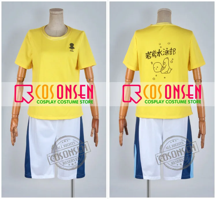 Бесплатно! Вечный летний Iwatobi Нагиса Хадзуки спортивный костюм для косплея все