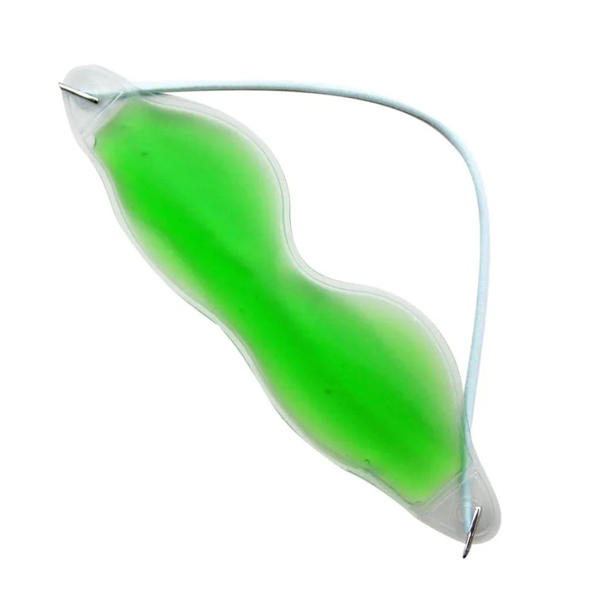 Гелевый ледяной холодный глаз маска с экстрактом зеленого чая теплый тепловой