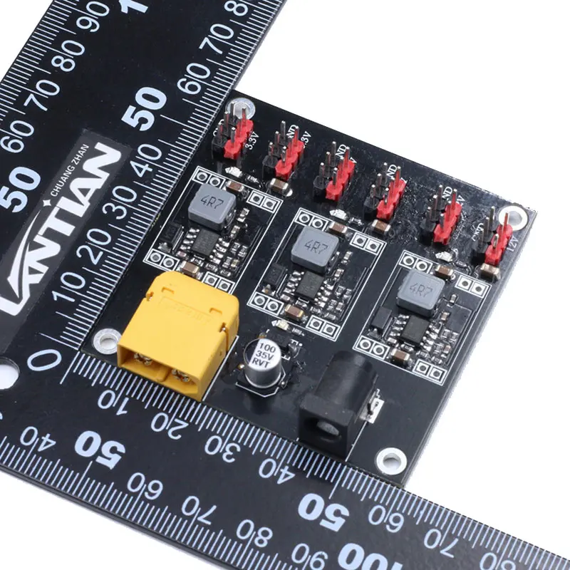 LM2596 Mmulti way Переключатель Блок питания DC / 3A Регулируемый понижающий модуль 12V 5V 3