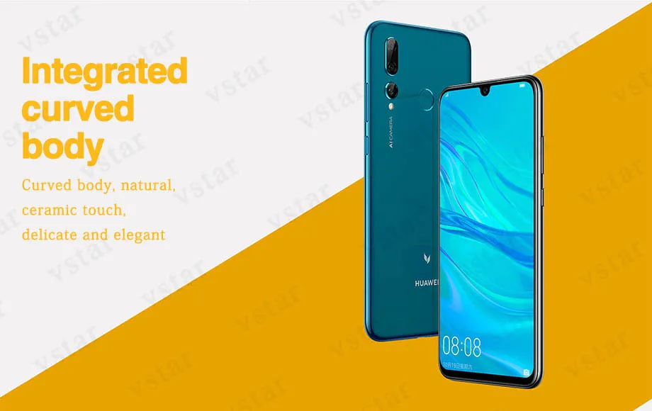 huawei Maimang 8, 6 ГБ, 128 ГБ, мобильный телефон Kirin 710, четыре ядра, 6,21 дюймов, 2340x1080, отпечаток пальца, Android 9,0