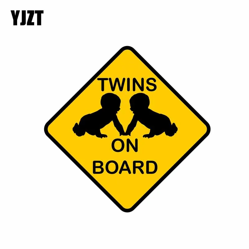YJZT 13 1 см * TWINS на доске стикер для автомобиля милая детская наклейка ПВХ 12