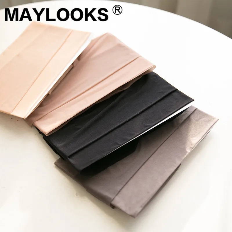 Maylooks/Новинка сезон весна-лето бархатные бесшовные ультратонкие чулки колготки