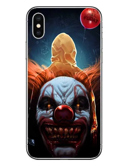 Чехол для телефона клоун ужас жесткий пластиковый чехол iPhone 5 5S SE 6 6s плюс 7 Plus 8