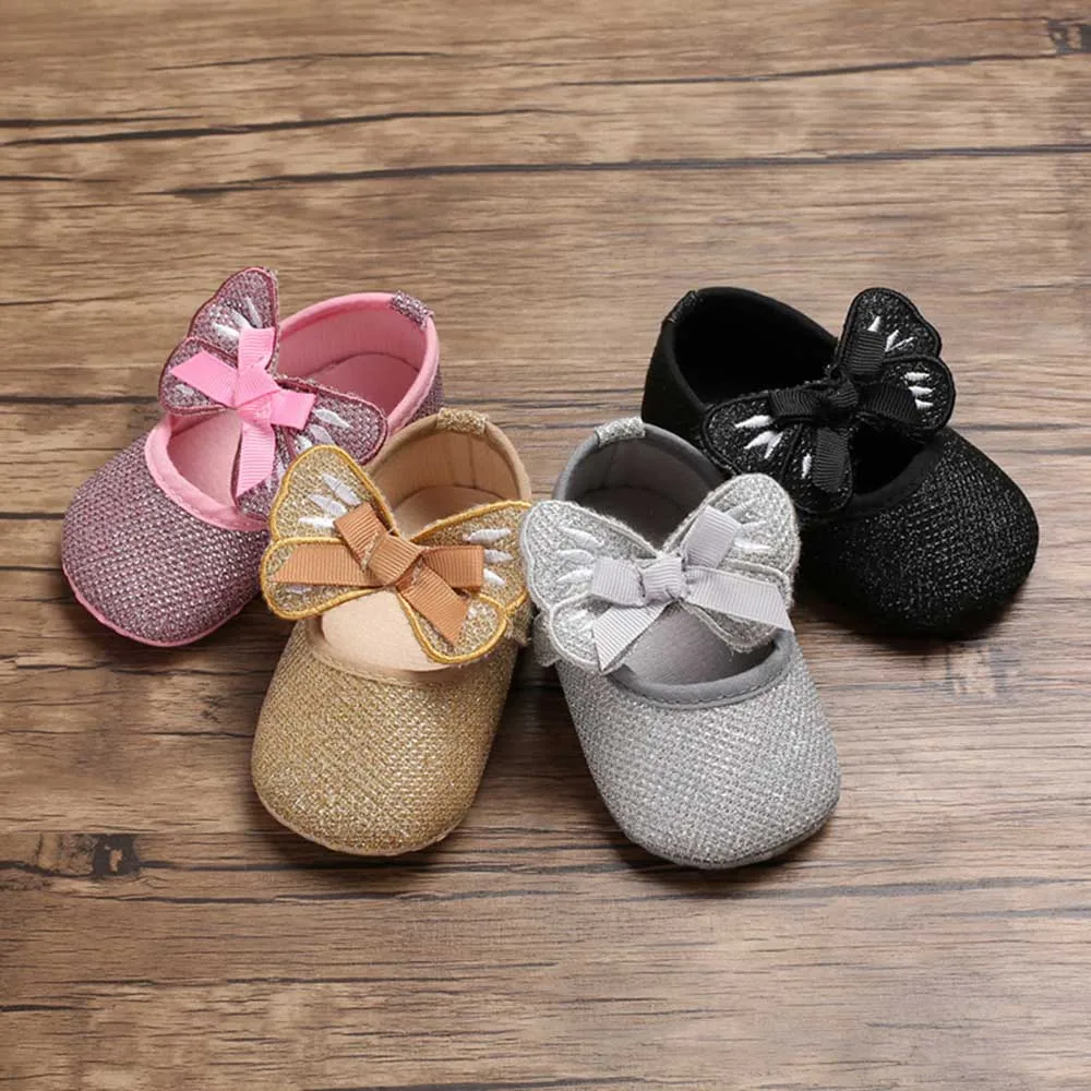

New Baby Girl Shoes Lace PU Leather Princess Baby Crown Shoes First Walkers Newborn Moccasins For Girls
