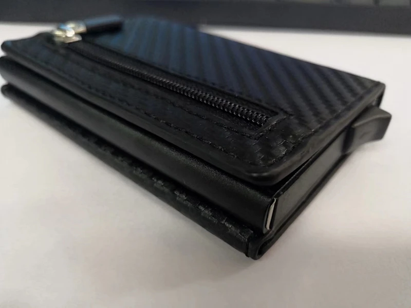 Магнитный RFID блокирующий держатель для карт s модный мужской женский кошелек для кредитных карт металлический корпус для карт алюминиевый тонкий ID Bank держатель для карт