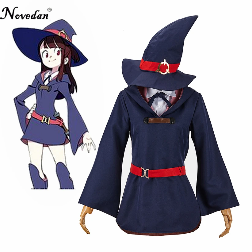 

Akko Kagari Cosplay Little Witch Academy School Uniform Hallowen Costume Women Anime Little Witch Academia Cosplay