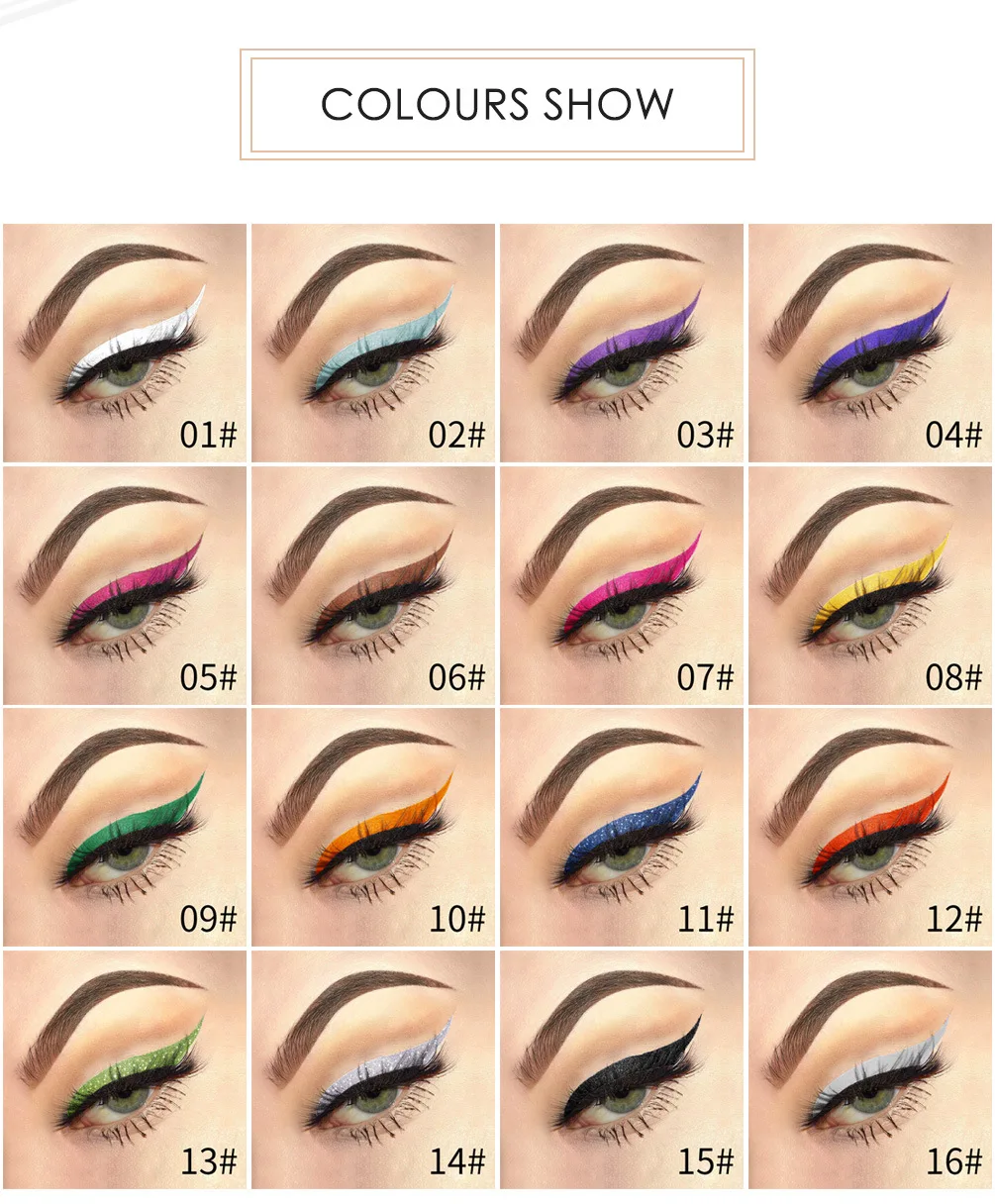 16 видов цветов Водонепроницаемый матовая жидкость цвета &quotнюд&quot подводка для