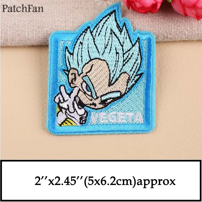 Patchfan Dragon ball Сон Гоку diy Аппликация термонаклейки para рубашка одежда Джерси Вышивка аксессуар значок на платье A1357 - Цвет: 3