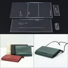 Сделай Сам сумочка сумка на плечо кожаный трафарет набор шаблонов акриловый трафарет набор инструментов для работы с кожей для Сделай Сам Ретро сумка на плечо дизайн