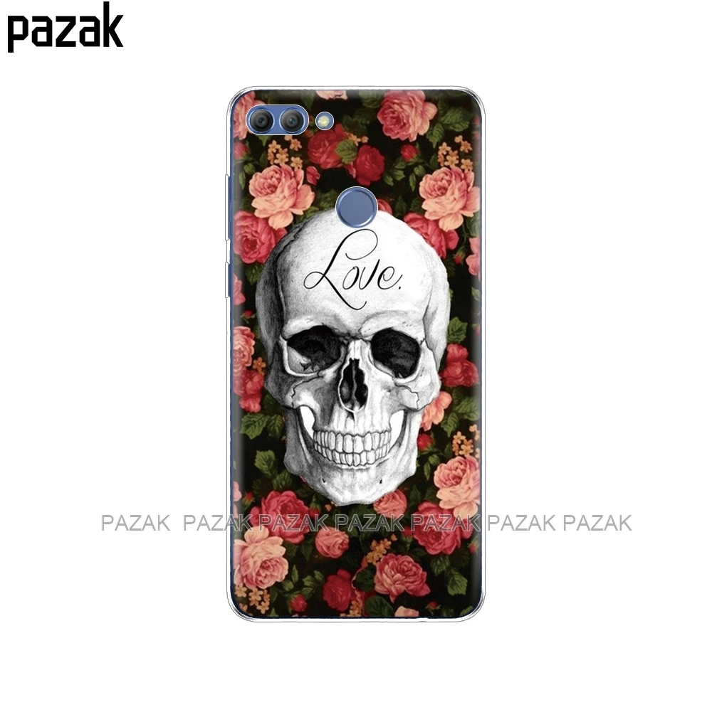 34358 Силиконовый чехол для телефона huawei Y9, чехлы, Coque etui, бампер, оболочка, мягкий ТПУ, задняя крышка для телефона, полная защита 360 - Цвет: 34358