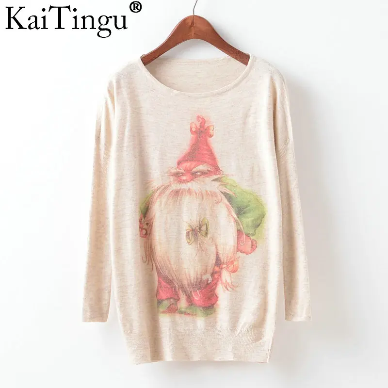 Женский свитер с рукавами летучая мышь на осень/зиму | Женская одежда