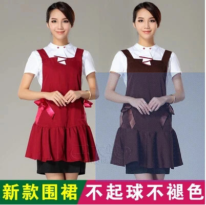 

BIG SALE Manicurist beauty salon spa uniform apron and supermarket attendant Sleeveless apron