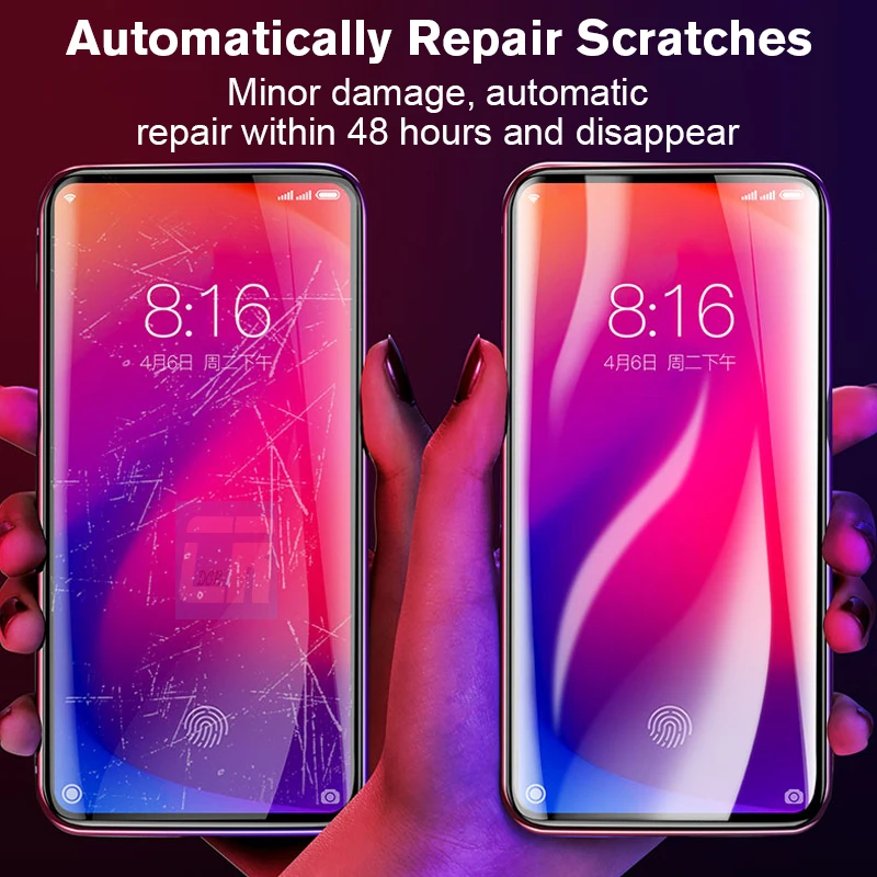 HD 10D Edge полное покрытие мягкая Гидрогелевая пленка для Xiaomi CC9 CC9E 9 SE 9X Защита экрана