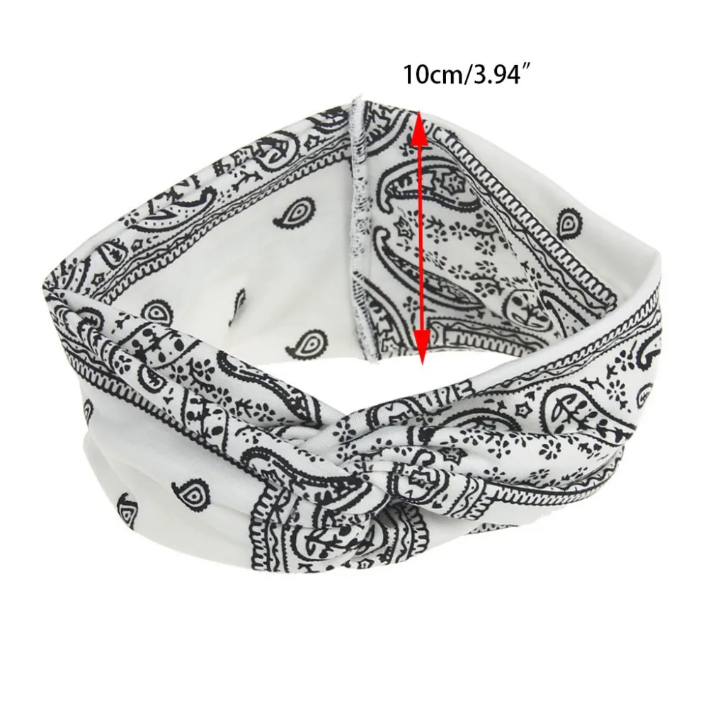 Women Bohemia Wide Stretch Headbands Headpiece Headwrap Turban Bandage Head band |