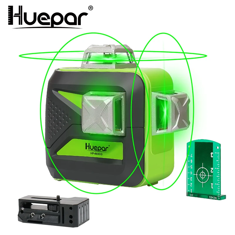 Бренд Huepar 8/12 линии 3D LD диодный лазерный уровень самонивелирующийся 360