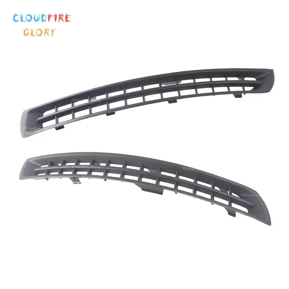 

CloudFireGlory 30678953 30678954 Black Pair Left Right Front New Bumper Cover Grille For Volvo XC90 2007-2014