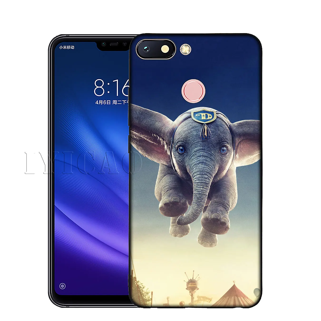 IYICAO Dumbo elephant Soft Silicone Phone Case for Xiaomi Mi 10 9 9T CC9 CC9E 8 SE A3 Pro A1 A2 Lite 6 pocophone f1 mi9 mia2 |