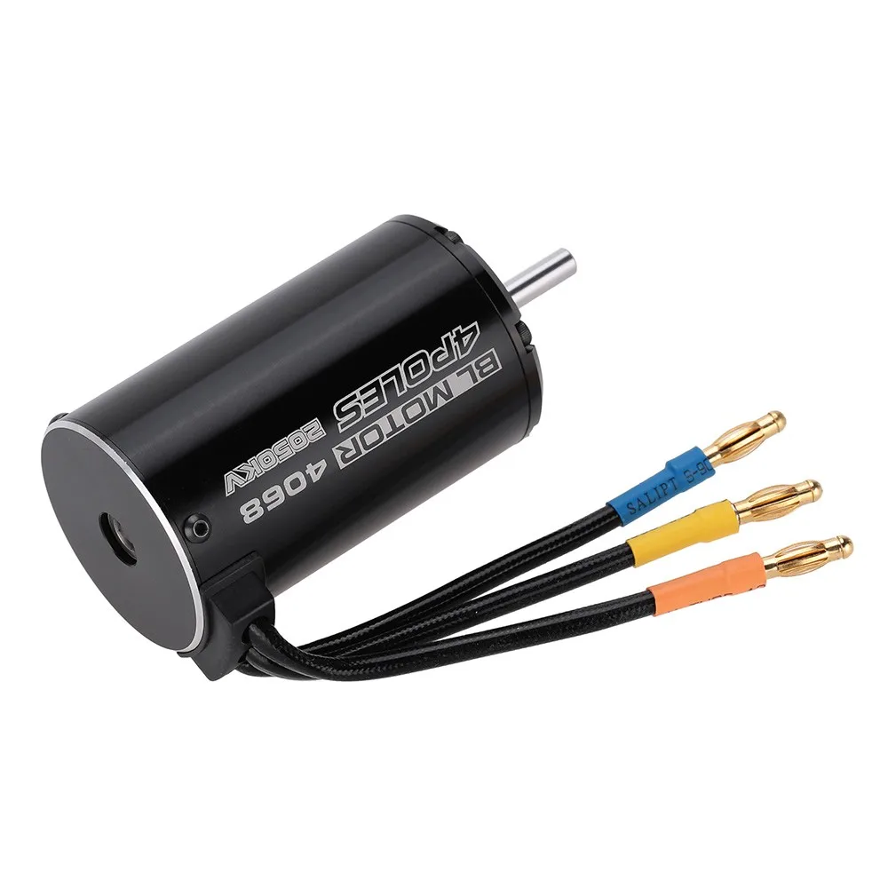 4068 2050KV бесщеточный двигатель и 120A ESC светодиодная карта для программирования