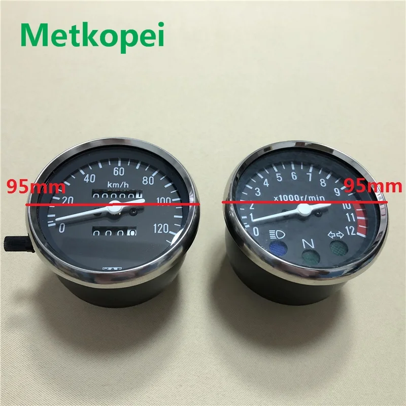 Мотоцикл GN125 Спидометр одометр тахометр для Suzuki 125cc GN 125 индикатор запасные
