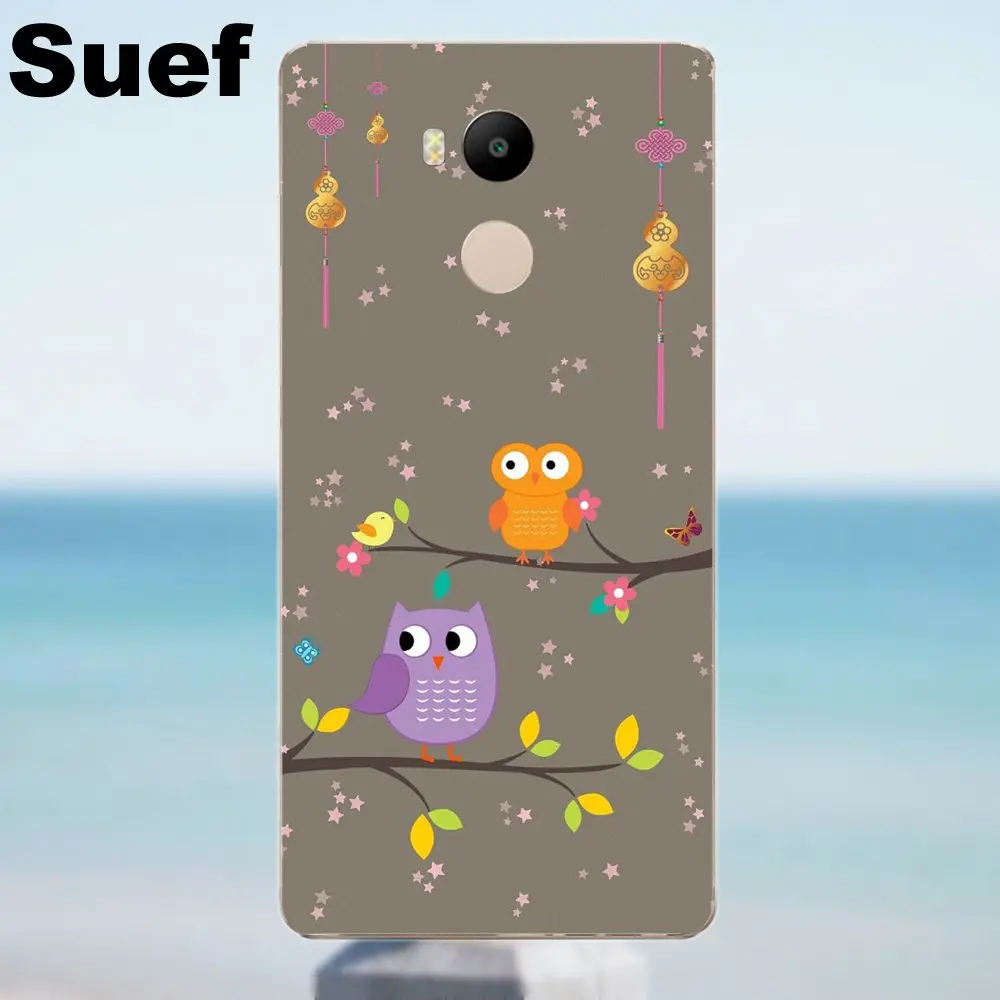 Suef Мягкий защитный чехол из ТПУ с милой веселой совой для Xiaomi Redmi 4 3 3S Pro Mi3 Mi4 Mi4i Mi4C