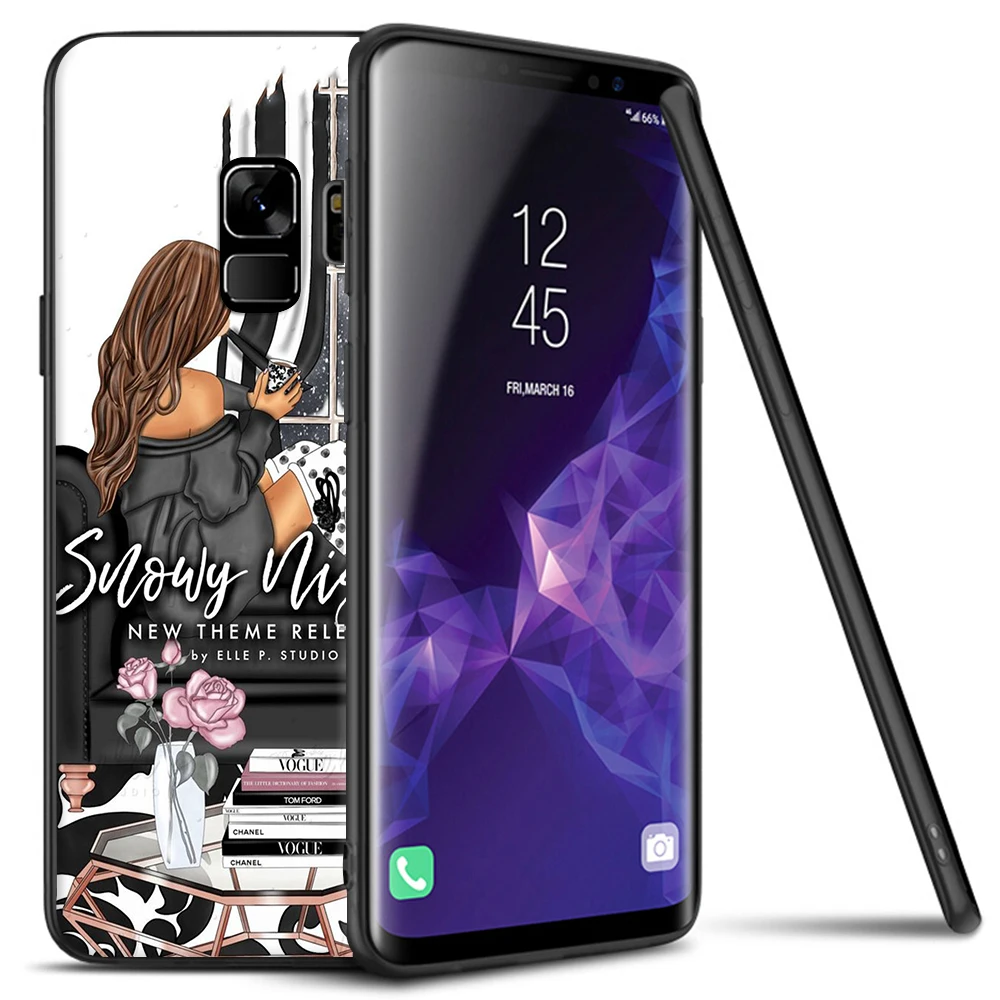 Мягкий ТПУ чехол для телефона Lavaza Super mama girly Girl Queen Samsung Galaxy A10 A30 A40 A50 A70 M10 M20 M30
