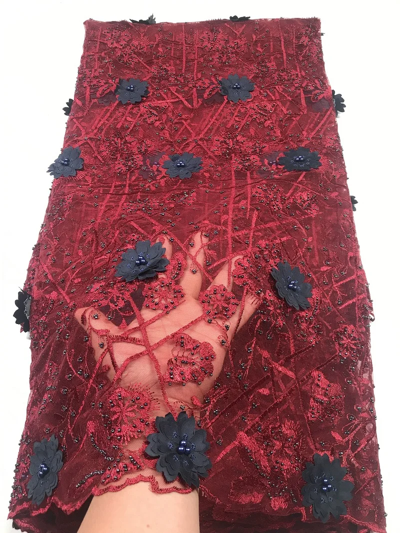 Новейшая африканская кружевная ткань с луком высокое качество Африканский