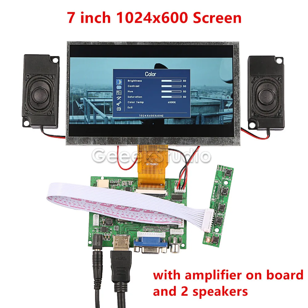 ! 7- - 1024*600, ,     2   Raspberry Pi 4 B,  /