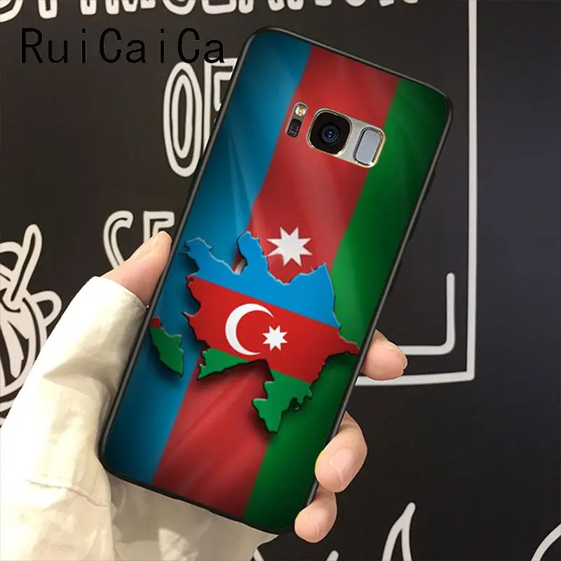 RuiCaiCa azerbaian buta flag черный ТПУ Мягкий силиконовый чехол для телефона Samsung Galaxy S8 S7 edge S6