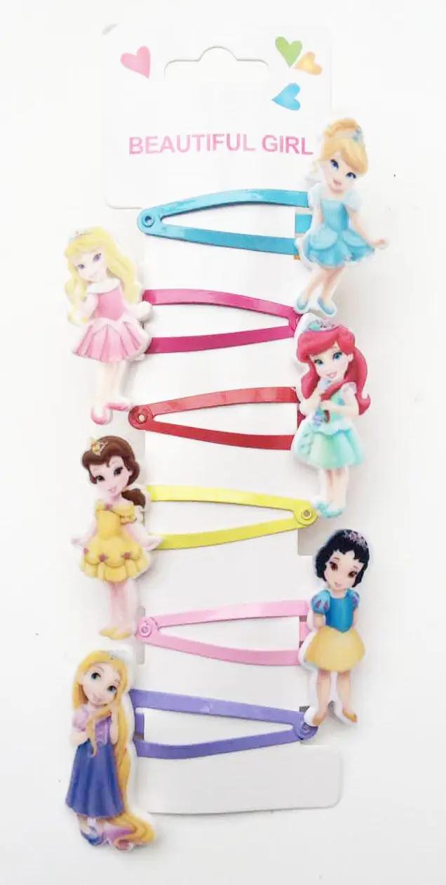Disney Princess детский манеж детские заколки для волос аксессуары для девочек кольцо заколка для волос резинка Подарочная шпилька - Цвет: 1