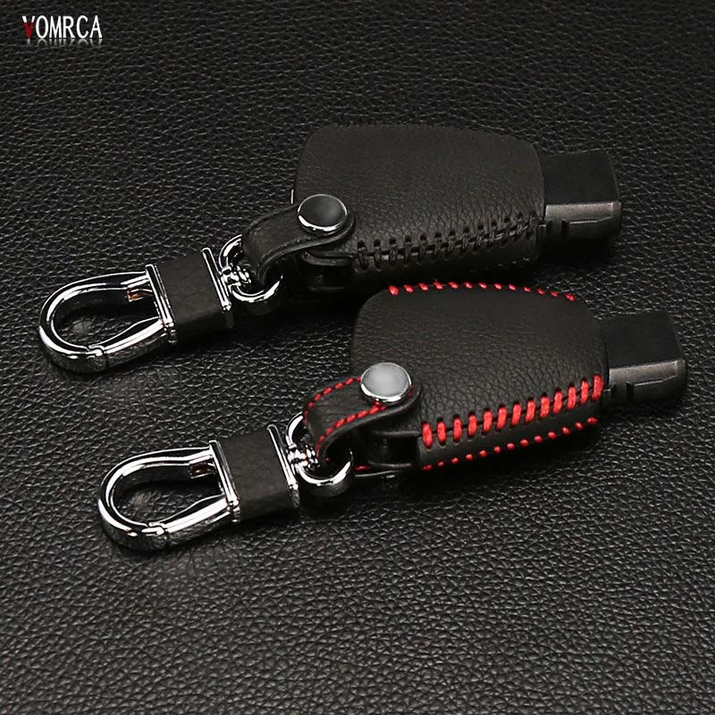 Лидер продаж 2016 брелок для ключей с кожаным ремешком Benz B C E ML S CLK CL 3B 3BT AMG 3 кнопками