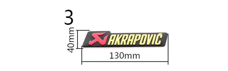 Темно-серый TKOSM Мотоцикл 3D Akrapovic выхлопной скутер труба глушителя стикеры аксессуары AR Tubo Escape Moto протектор Mivv Yoshimura - Цвет: Темно-серый