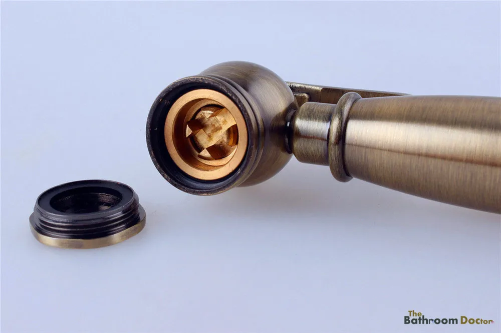 Новый набор для биде с античной бронзой и латунным покрытием Shattaf распылителя