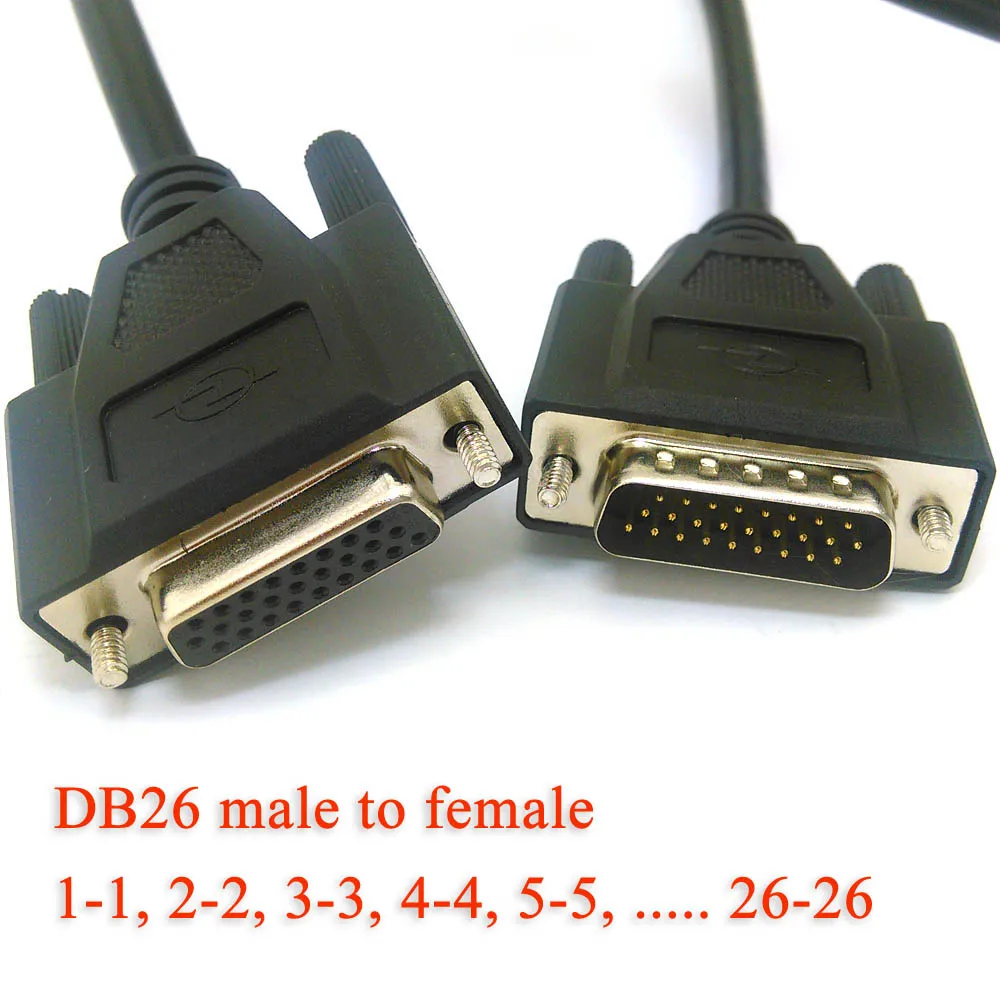 Кабель удлинитель db26 штекер гнездо переходник|gender changer|db26 cablecable extension |