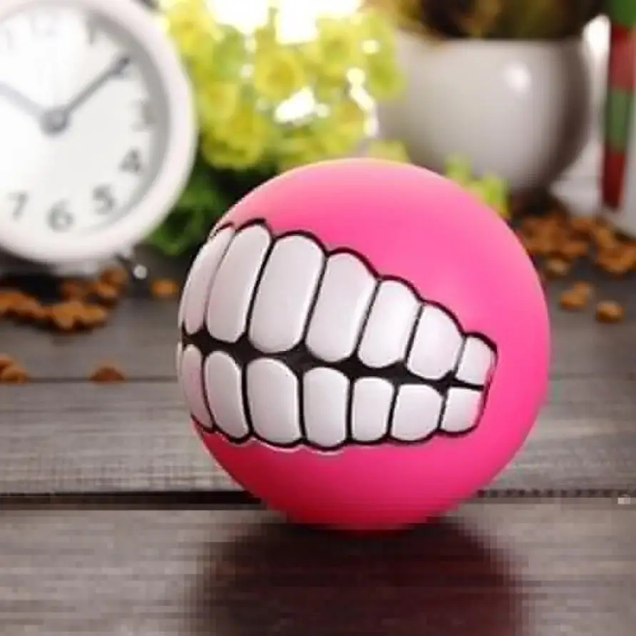 

Pet Toys Evade Glue Biting Resistance Non-toxic Sound Ball Pet Dog Puppy Squeaky Chew Toy Squeaker Ball Funny Interactive Toys