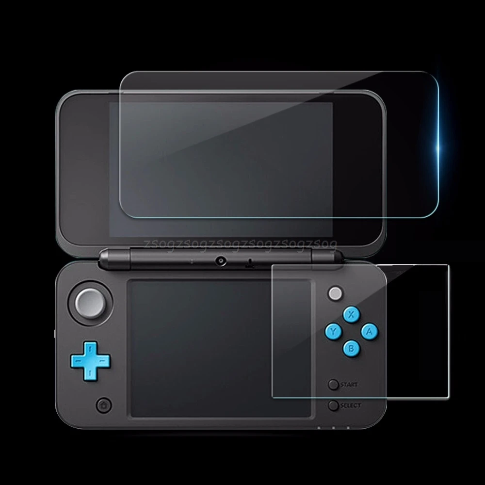 

2in1 Top Bottom HD Ultra Clear Protective Film Surface Guard Cover for New 2DS XL 2DS LL LCD Screen Protector Skin Jy23 19