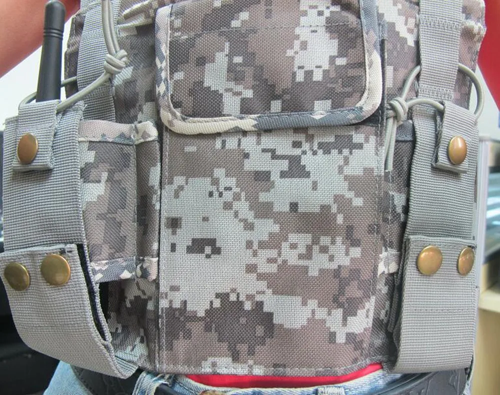 

OPPXUN Multi function outdoor sports chest bag for Walkie Talkie for Motorola GP328 GP3688 for kenwood TK3107 TK3207 radios