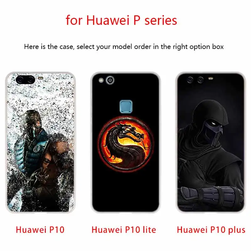 Чехол для телефона Mortal Kombat Huawei P40 P9 P10 P20 P30 Lite Cases Pro P Smart 2019 мягкий чехол|Бамперы| |
