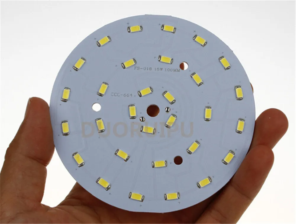 15 Вт SMD5730 Светодиодная панель cob лампы (пластина) Модуль теплый 3000k/белый 6000k1650 1800LM