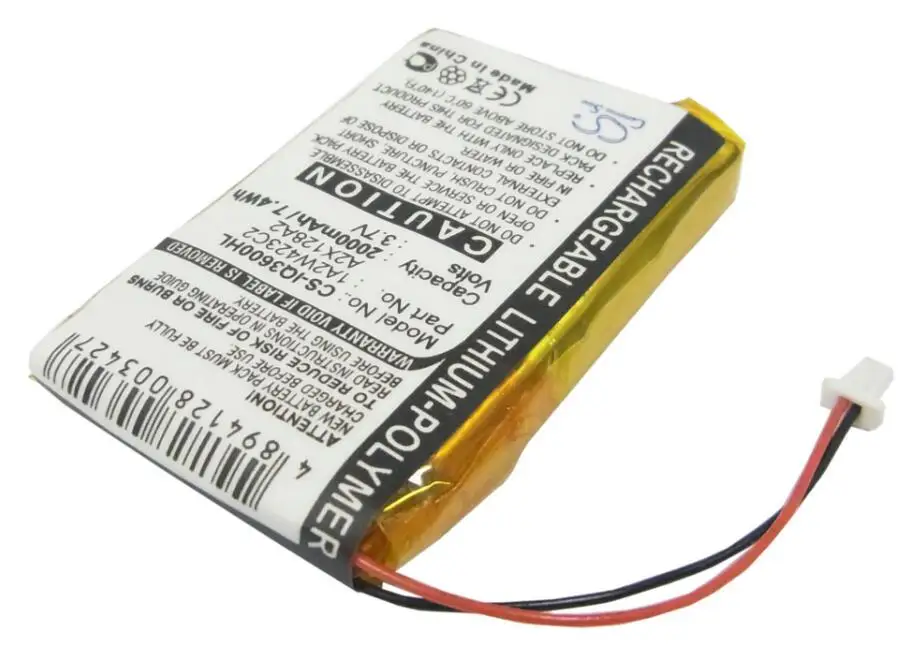 Аккумулятор Cameron Sino 2000 мАч для GARMIN iQue 3200 3600 3600a 1A2W423C2 A2X128A2|Аккумуляторы мобильных