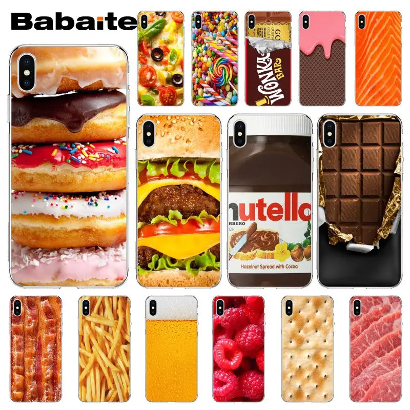 Babaite еды шоколадное печенье картофель фри beer2 Smart Cover мягкий чехол для телефона с