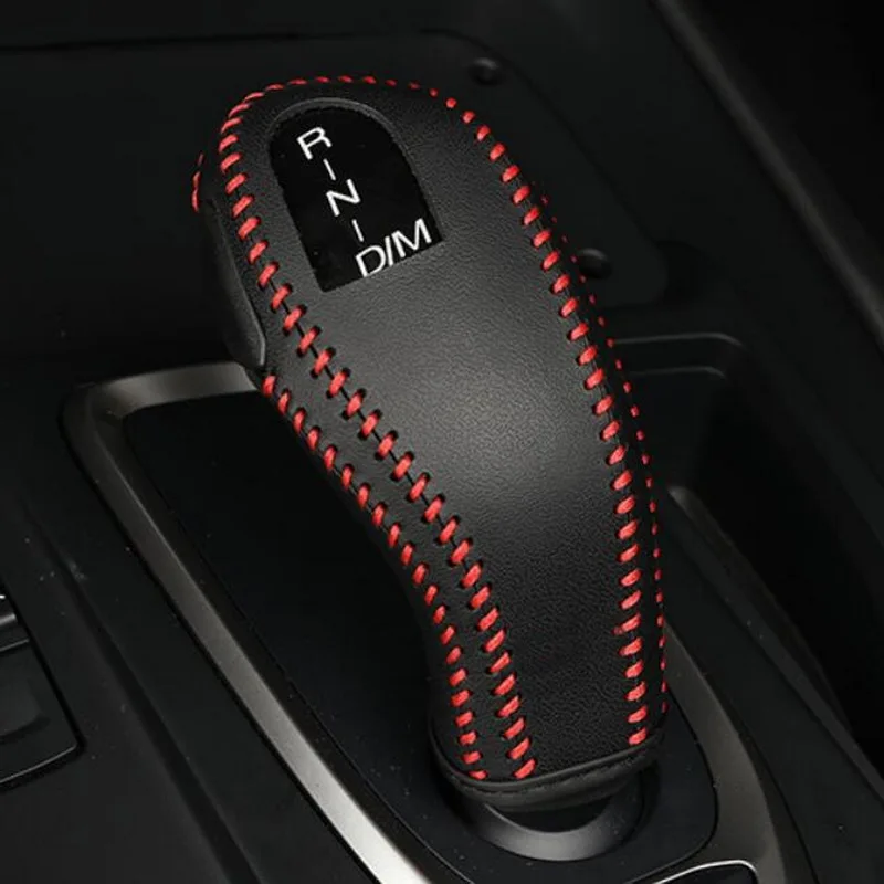 B Style Tonlinker интерьер автомобиля шестерни Крышка корпуса наклейки для Haval F7/F7X-19 Автомобиль Стайлинг 1 шт. кожаный чехол наклейки - Название цвета: B Style