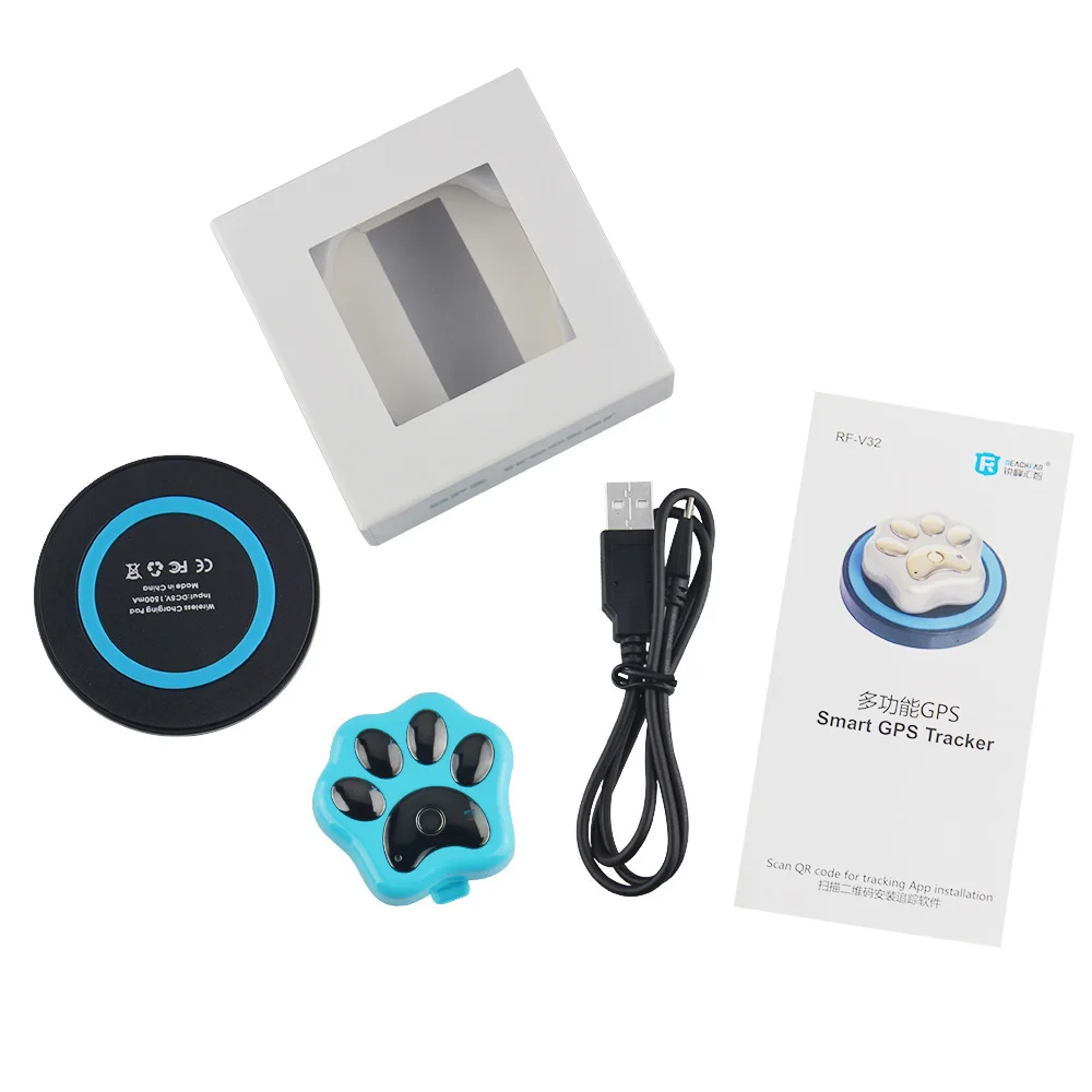 Многофункциональный мини смарт gps и wifi анти потеря водонепроницаемый RF V32 трекер