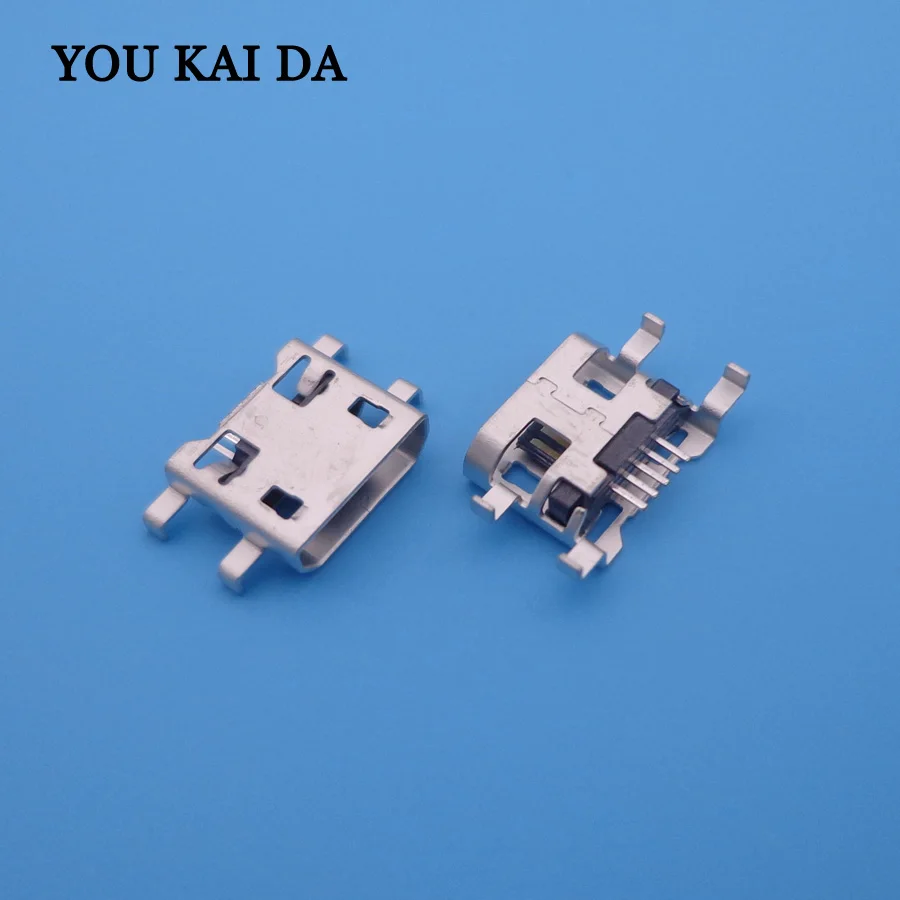 500 шт./лот micro 5p USB разъем для зарядки телефона порт дата DIP без края Micro Lenovo|usb