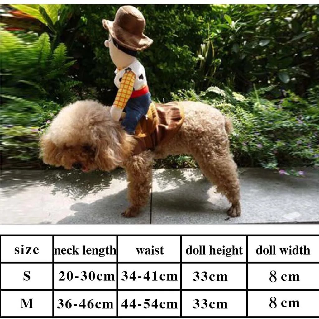 Лидер продаж костюм для верховой езды лошади собаки смешной на Хэллоуин