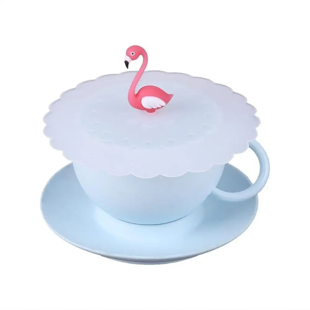 Креативная антипыльная многоразовая силиконовая стеклянная кофейная кружка