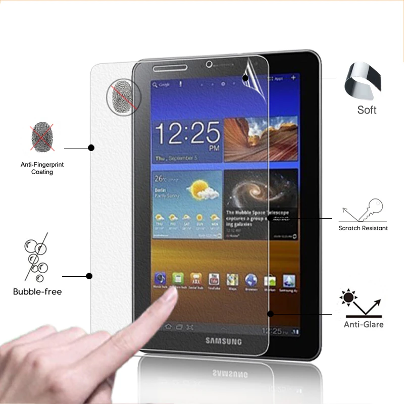 Премиум Антибликовая Защитная пленка для экрана матовая Samsung Galaxy Tab 7 0 Plus P6200 P6210