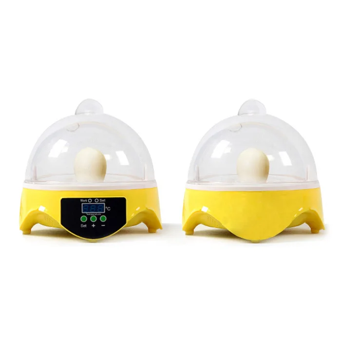 Mini 7 Eggs Incubator Fully Auto Digital For Farm LED Turning Chicken Duck Hatchers Egg Incubators Hatcher Machines | Дом и сад