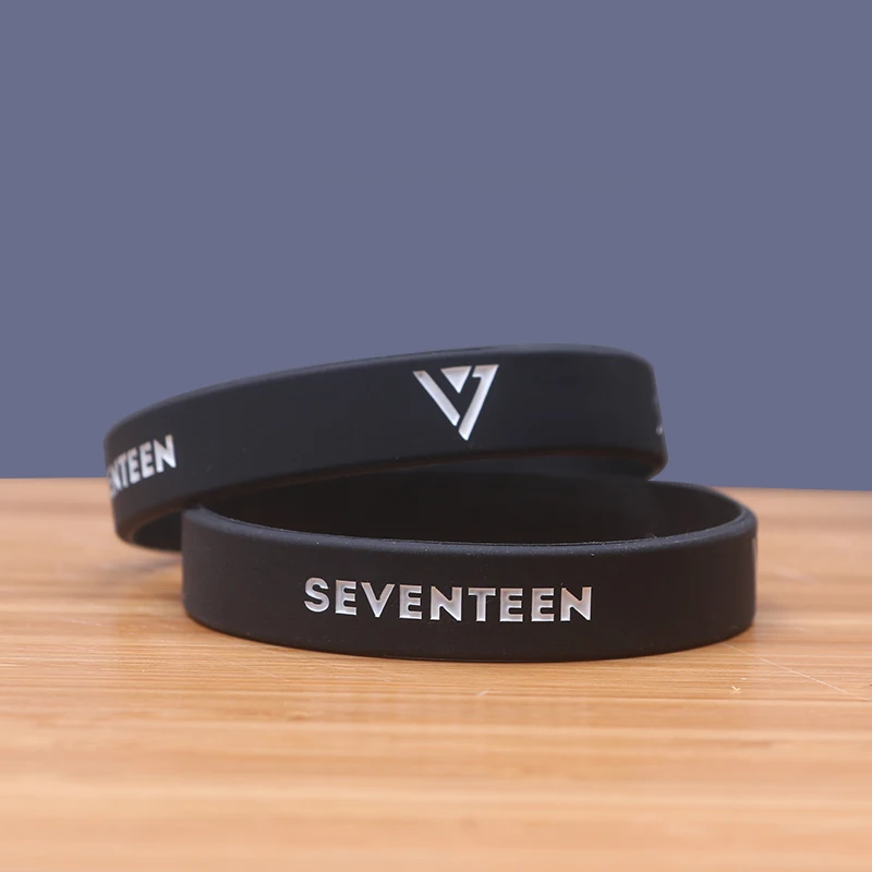 Корейские силиконовые браслеты K Pop Star Seventeen Idol браслет высокого качества